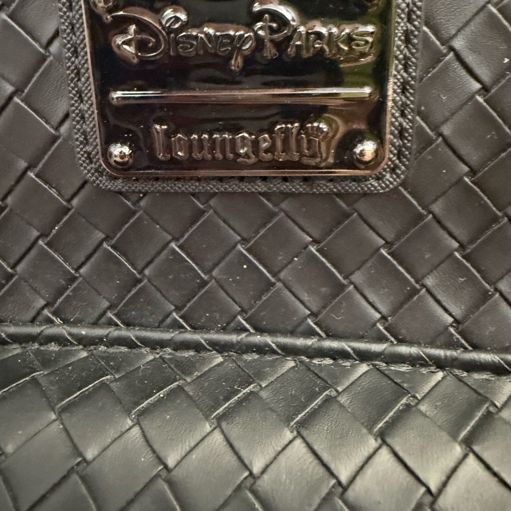 Disney Loungefly Black Woven Backpack